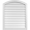 Ekena Millwork Arch Top Surface Mount PVC Gable Vent: Functional, w/ 2"W x 1-1/2"P Brickmould Frame, 28"W x 34"H GVPAR28X3402SF - alternate 1